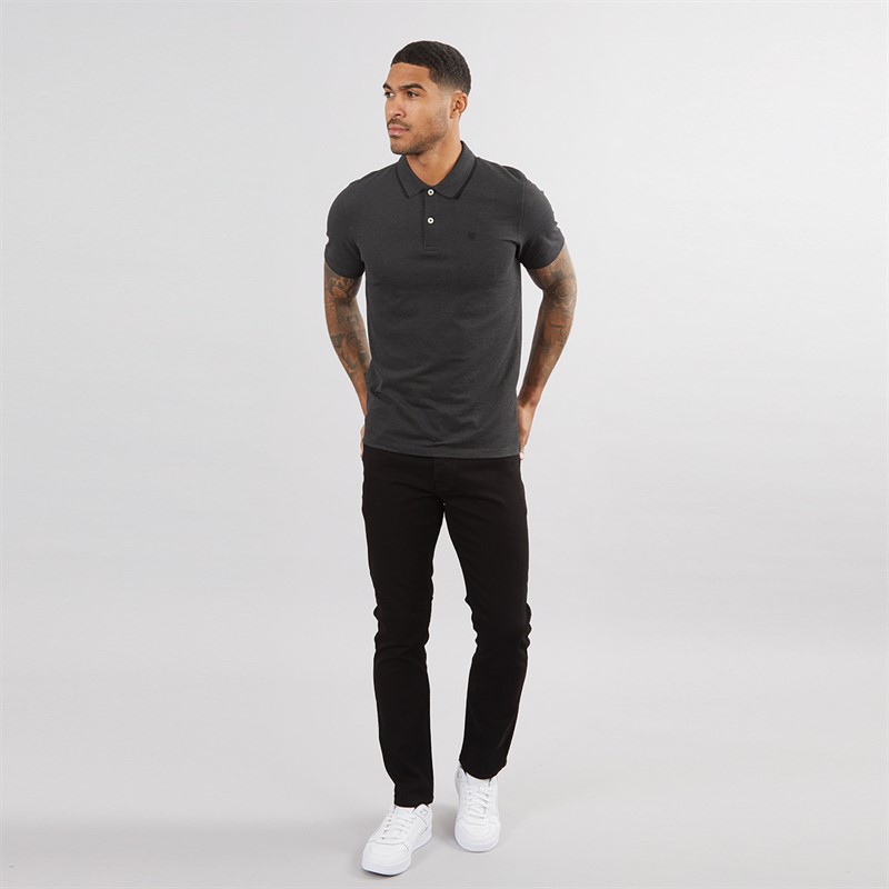 French Connection Mens Slim Fit Jeans Blk01 - Black