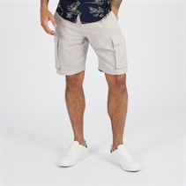 French Connection Mens Cargo Shorts Stone