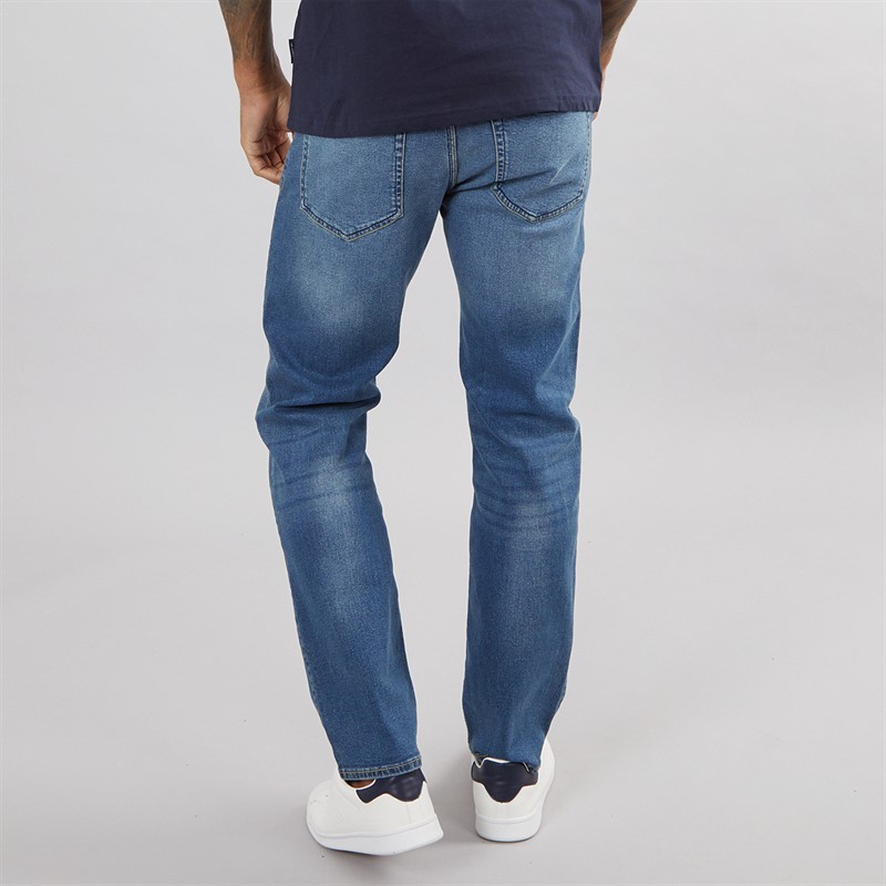 French Connection Mens Regular Fit Jeans Ind55 - Stonewash