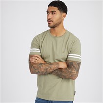French Connection Herren Arm Stripes T-Shirts Mehrfarbig