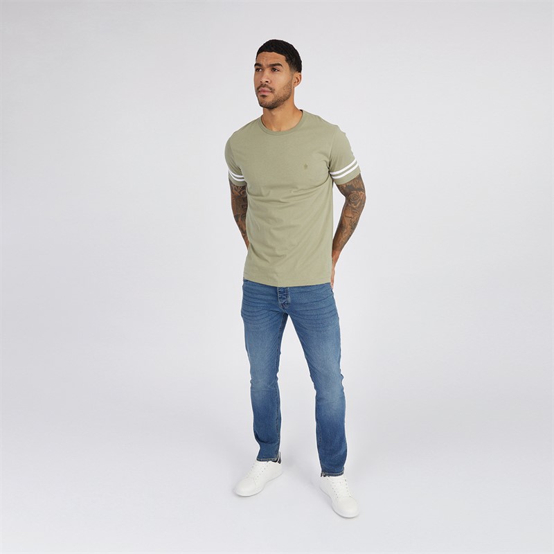 French Connection Herre Arm Stripes T-shirts Flerfarvet