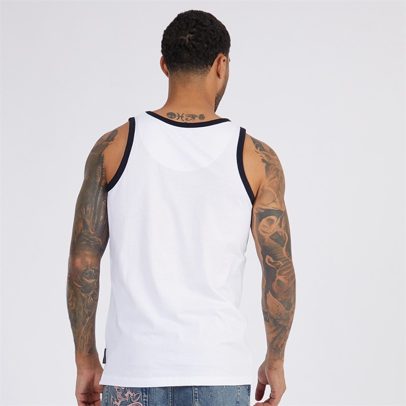 French Connection Herre Ringer Vest Hvid/Marine