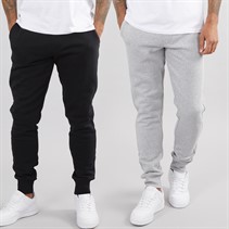 French Connection Mens FC Two Pack Joggers Marine/Light Grey Mel