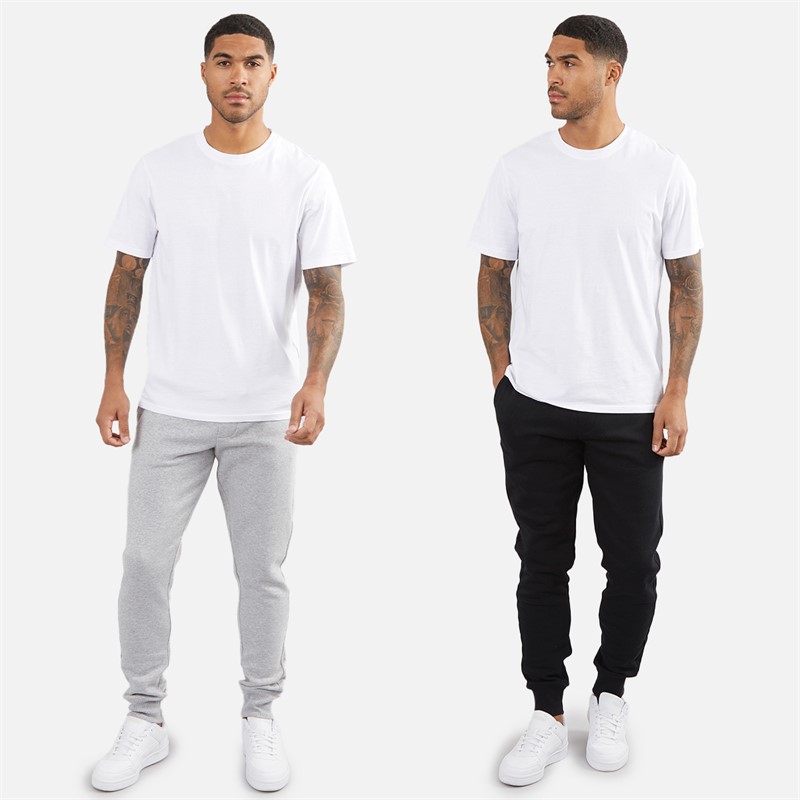 French Connection Mens FC Two Pack Joggers Marine/Light Grey Mel