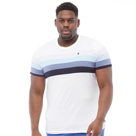 French Connection Heren Plus Size Four Gestreept T Shirt Wit french connection kopen in de aanbieding French Connection Heren Plus Size Four Gestreept T Shirt Wit french connection kopen in de aanbieding