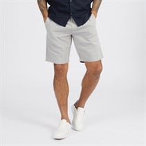 French Connection Mens Drawstring Shorts Light Grey Mel