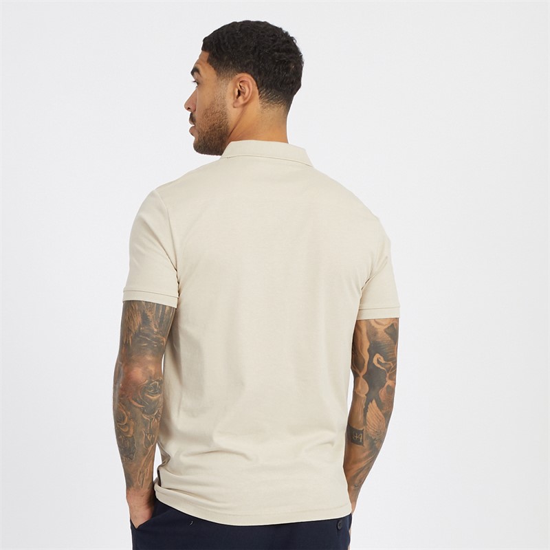 French Connection Herre Trophy Kortærmet poloer beige