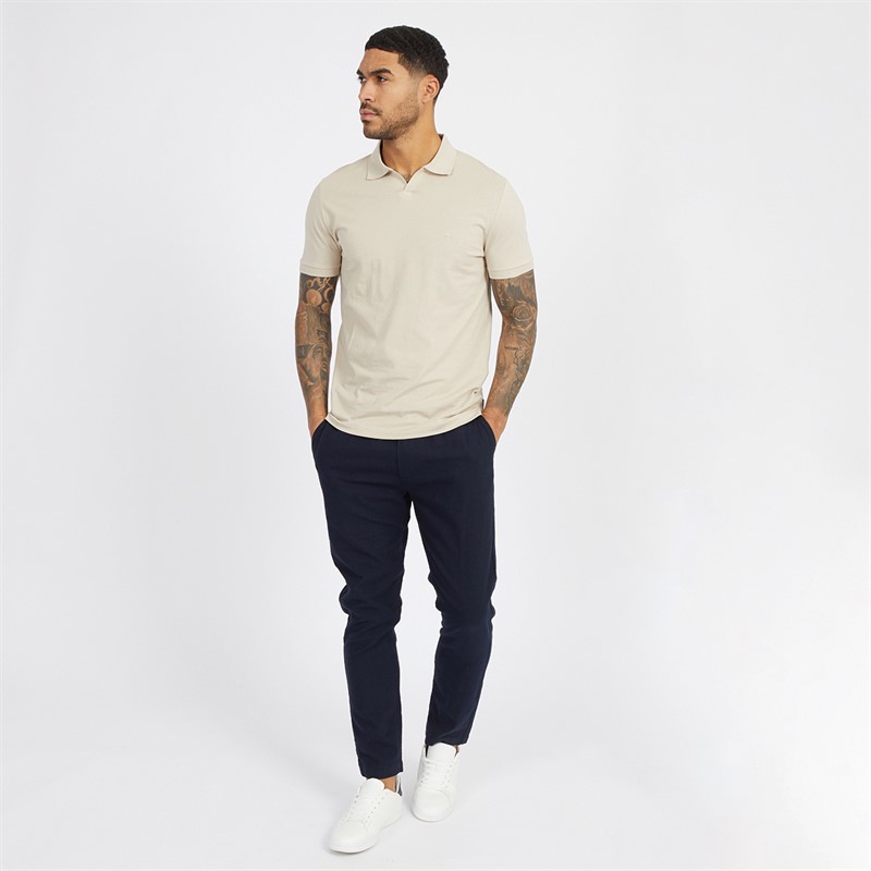 French Connection Herre Trophy Kortærmet poloer beige