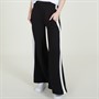French Connection Womens Crepe Wide Leg Stripe Trousers Black/White