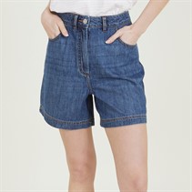 French Connection Womens Denim Shorts Blue