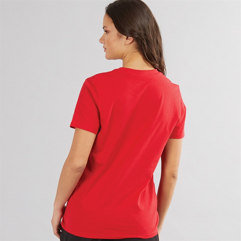French Connection Womens Je T'aime T-Shirt Poppy