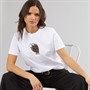 French Connection Womens Animal Strawberry T-Shirt White