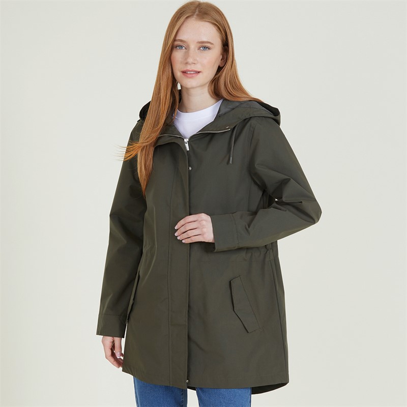 French Connection Womens Parka Khaki