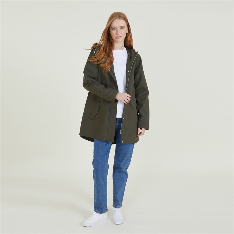 French Connection Womens Parka Khaki