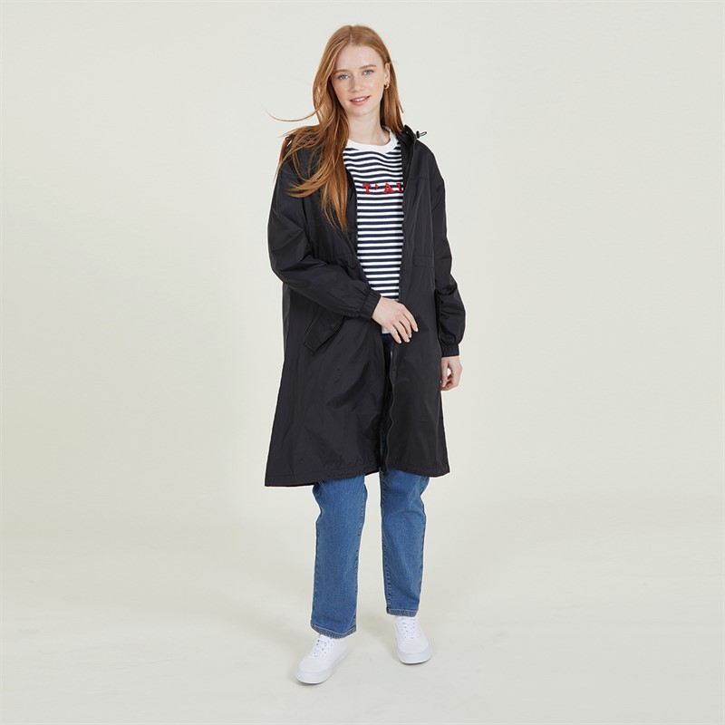 French Connection Womens Showerproof Parka Black