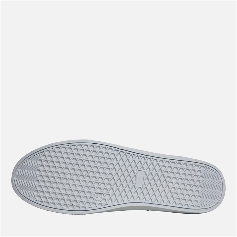 French Connection Hvid Canvas Slip-on Pumps FCUK Deck til herre