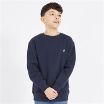 French Connection Drenge Crew Sweatshirt Marine/Hvid