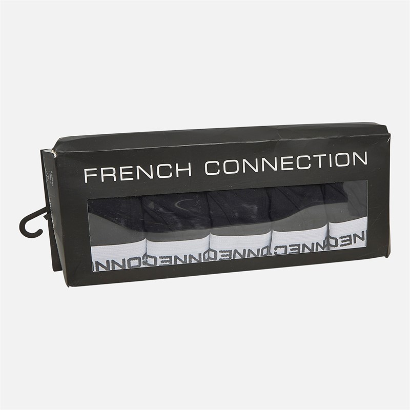 French Connection Boxers FC Five Pack Homme Noir