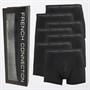 French Connection Mens FC Seven Pack Boxers FC1 Black