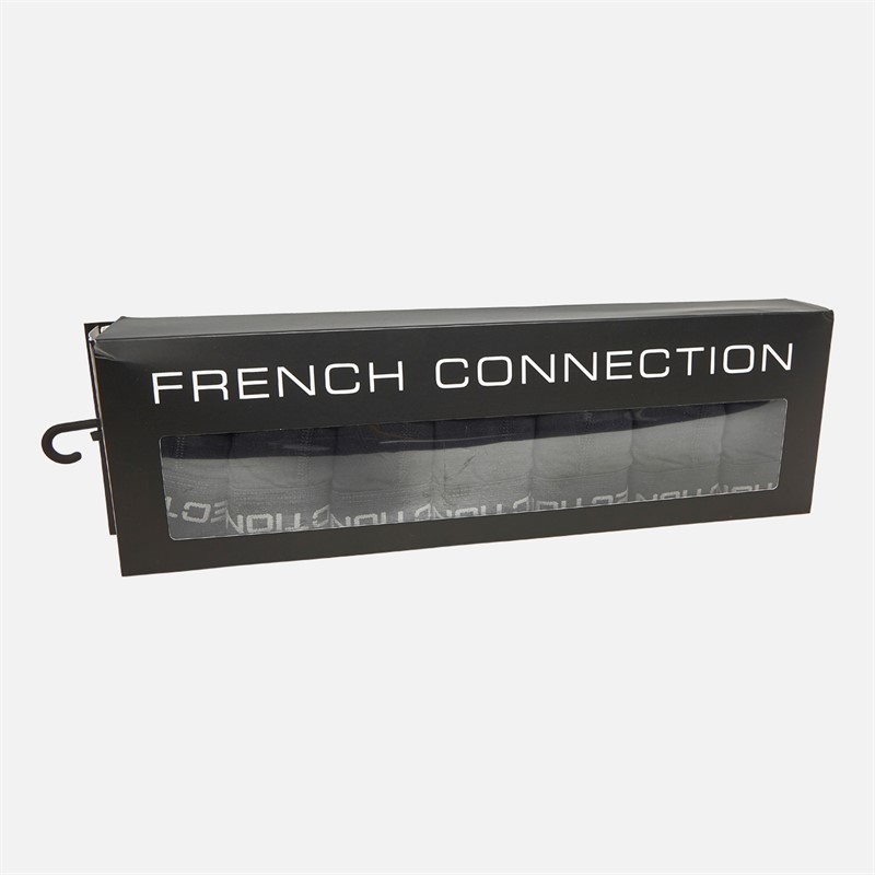 French Connection Mens FC Seven Pack Boxers FC1 Black