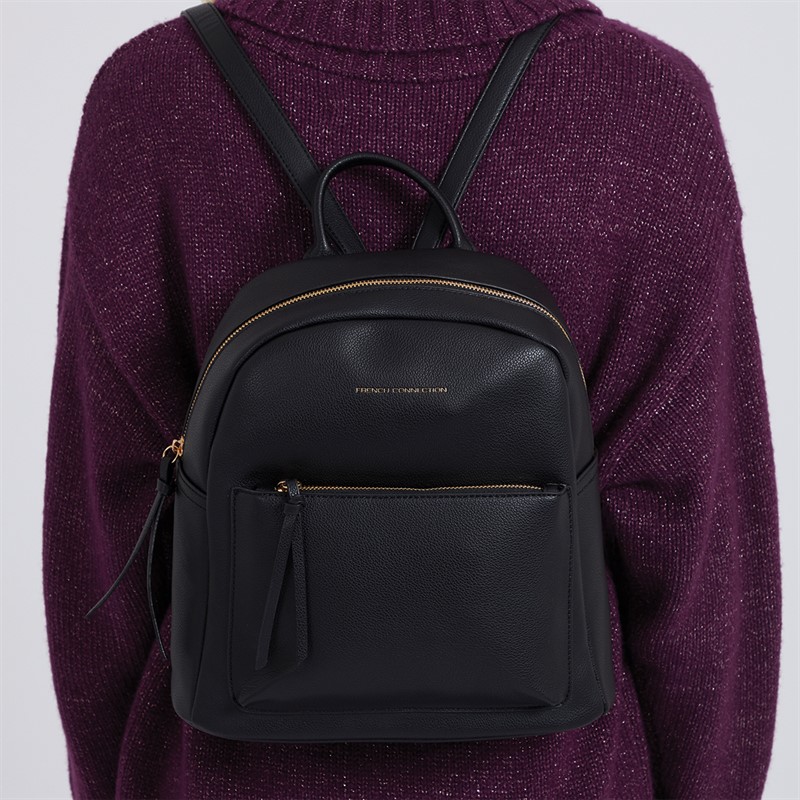 French Connection Womens Rucksack Black