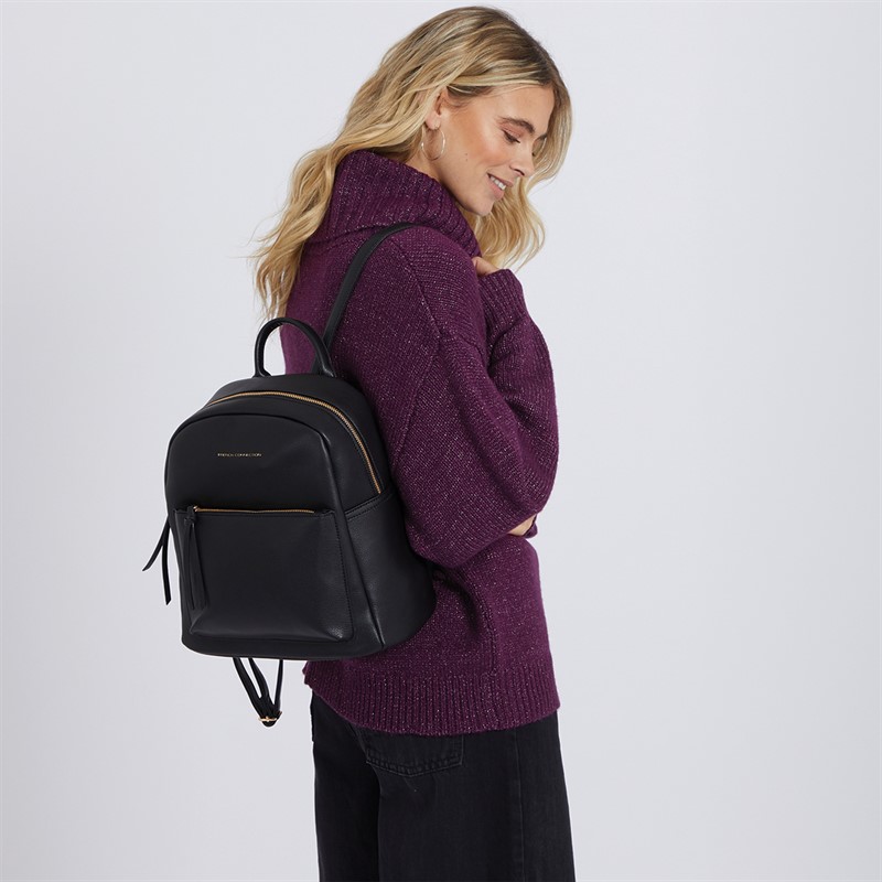French Connection Womens Rucksack Black