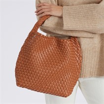 French Connection Womens Weave Bag Tan