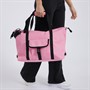 French Connection Womens Canvas Holdall Bag Pink