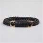 French Connection Womens Plait Belt Black