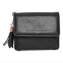 French Connection Womens Tassle Wallet Black