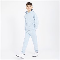 French Connection Boys Hoodie And Joggers Tracksuit Light Blue/White