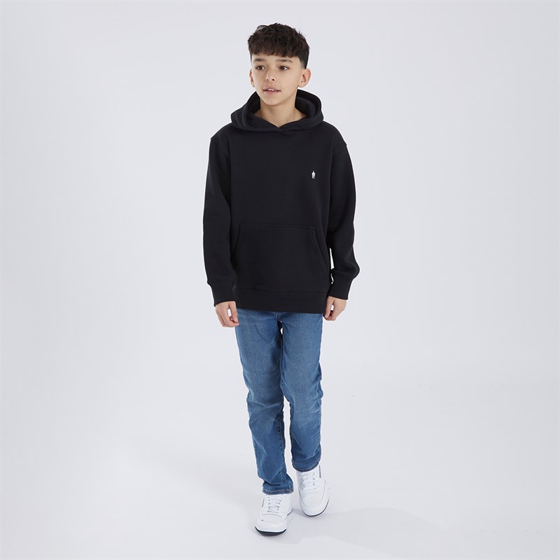 French Connection Boys Hoodie Black/White