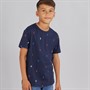 French Connection Boys Parklife T-Shirt Marine