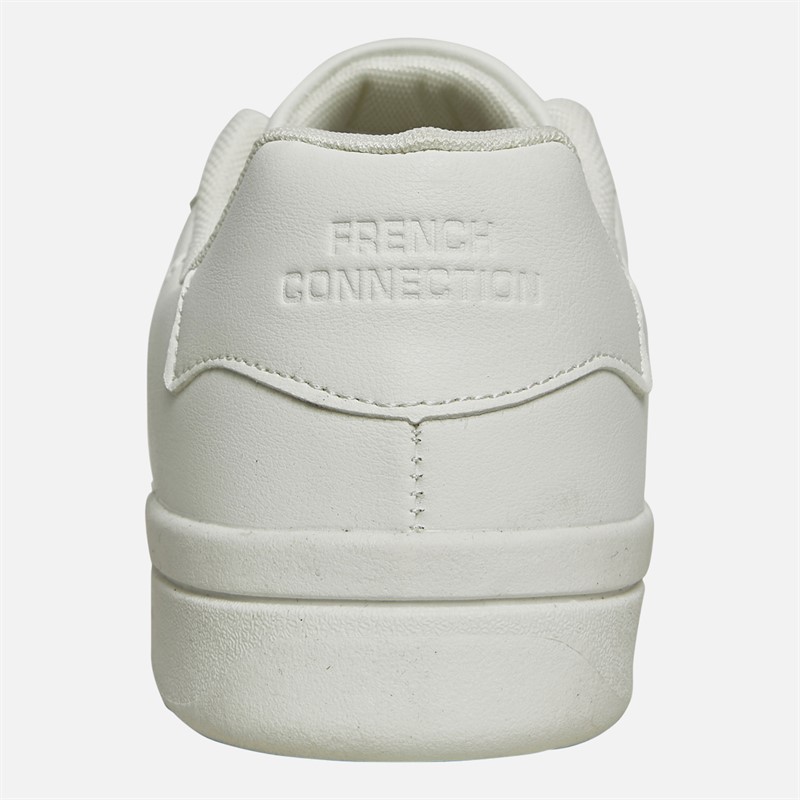French Connection Mens Knight 2 Trainers White Mono