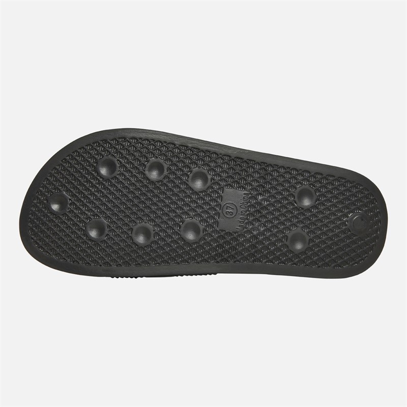 French Connection Boys Strap Sliders Black