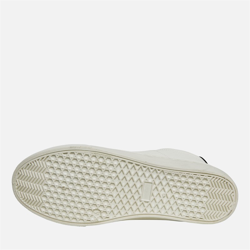 French Connection Drenge Contrast Heel Tennis Sneakers Hvid
