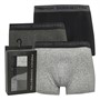 French Connection Mens Three Pack FC Boxers FC32 Black/Charcoal Melange/Light Grey Melange