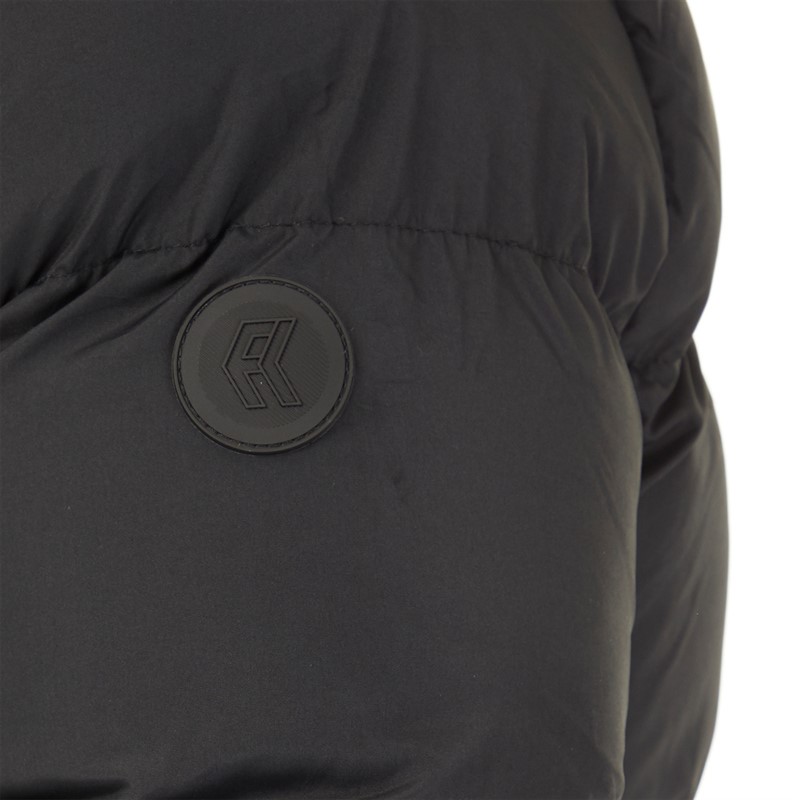 French Connection Mens Row Fleece Jacket Black/Black