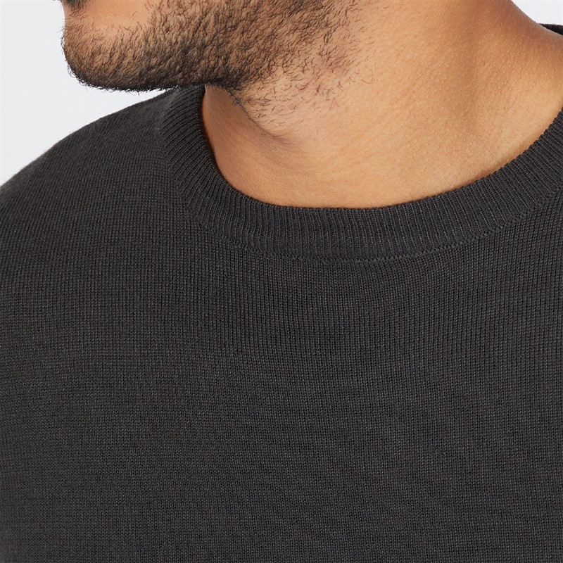 French Connection Mens Cash Crew Neck Jumper Dark Green
