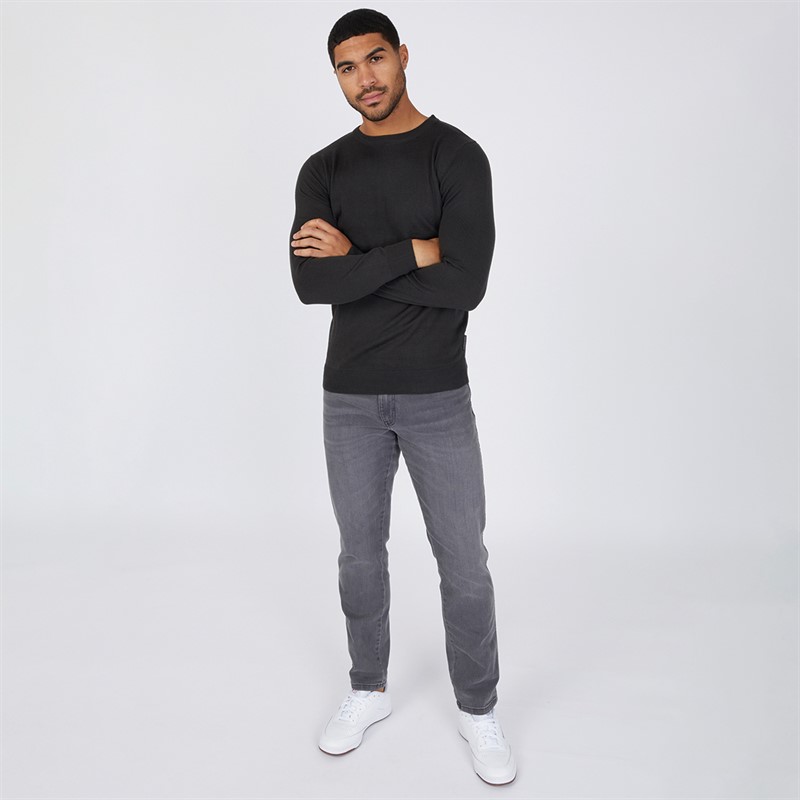 French Connection Mens Cash Crew Neck Jumper Dark Green