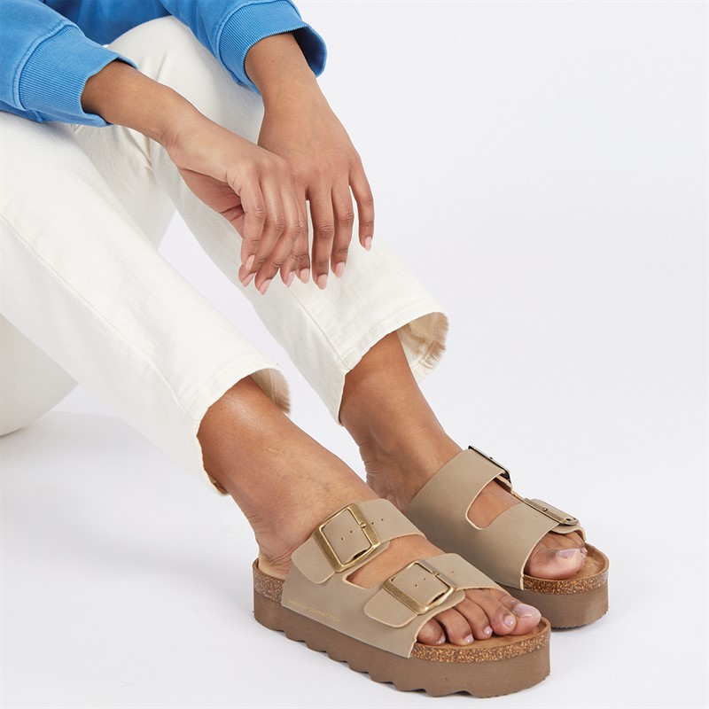 French Connection Sandales Femme Marron - Taille 37