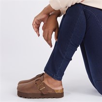 French Connection Womens Chunky Clog Sandals Brown
