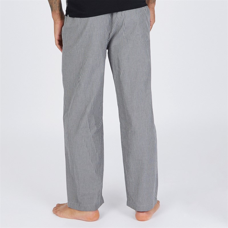French Connection Mens Woven Pants Stripe Marine/Light Grey