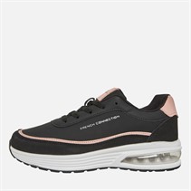 French Connection Womens Bubble Trainers Black/Pink