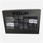 French Connection Mens Fourteen Pack FCUK Boxers Trunks Black/Charcoal Melange