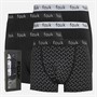 French Connection Mens Five Pack FCUK Boxers FCUK 32 Black/Black/Black/Black/Black White FCUK