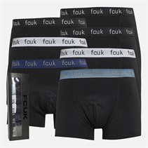 French Connection lot de Sept Boxers FCUK Homme FCUK 55 Noir/Noir/Noir/Noir/Noir/Noir/Noir