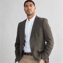 French Connection Mens Tweed Blazer Brown