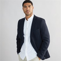 French Connection Mens Tweed Blazer Marine