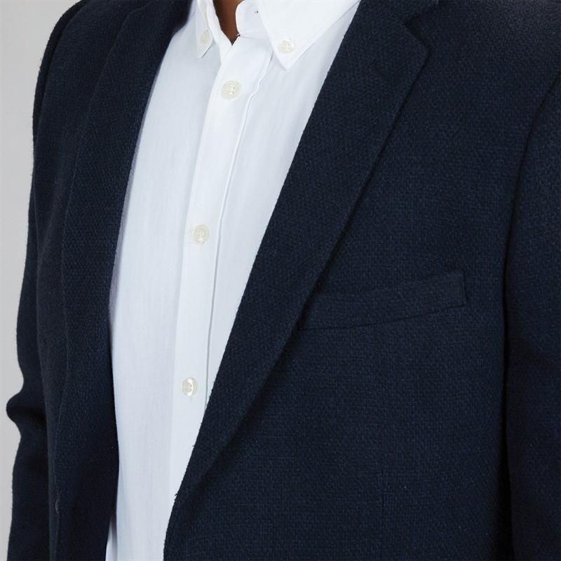 French Connection Mens Tweed Blazer Marine